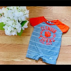 Clemson baby romper/one piece